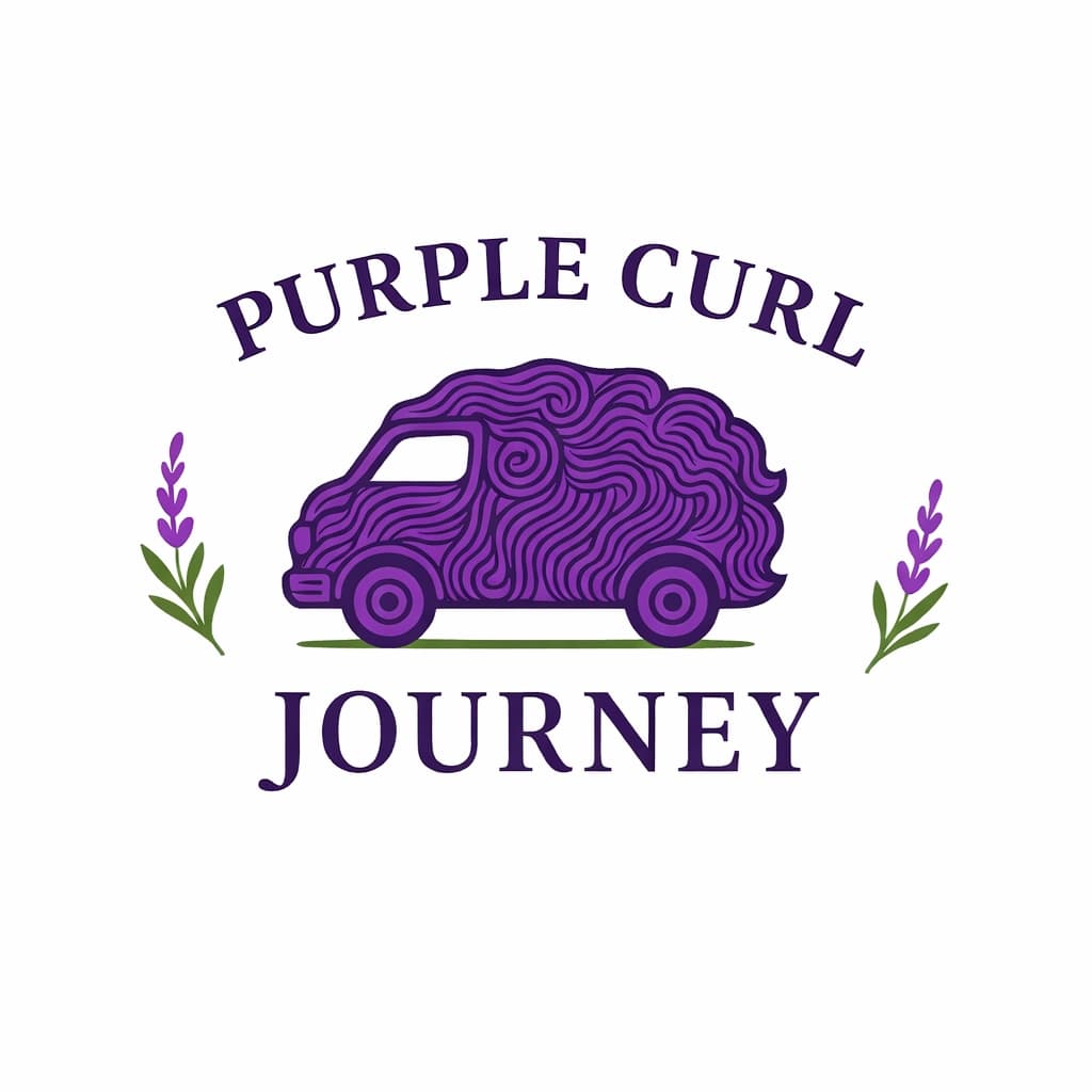 Ana R Cassano Purple Curl Journey @Dawne’s Cutting Edge